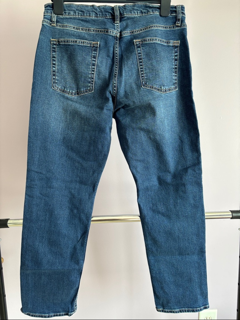 Goodfellow & Co Men's Straight-Leg Dark Blue Jeans - Picture 5 of 5